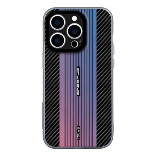 Luxury Carbon Fiber Pattern Phone Case For iPhone With Camera Protection